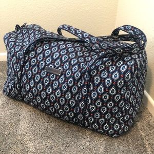 Vera Bradley Large Duffel Bag Marrakesh Motifs Print